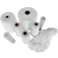 polyester raw white paper cone 50/3 ring spun yarn benang